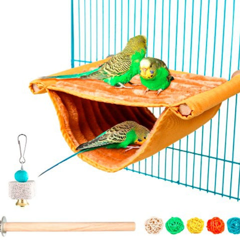 Hamster Hanging Warm Bed House Cage Compatible with Rat Bird Parrot