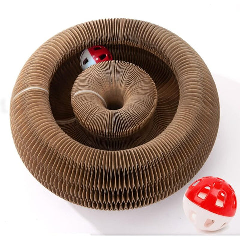 Magic Organ Interactive Scratching Toy - The Ultimate Interactive Mental And Physical Exercise For Indoor Cats