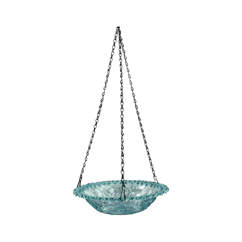 Bird Feeders for Outdoors ! Hanging Bird Bath Plastic Bird Bath Plate Hanging Tray for Outdoors Hanging Bird Water or Bird Seed Hanging Bird Feeder for Outdoors Bird Bath Bowl S4-Blue