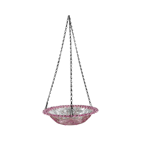 Bird Feeders for Outdoors ! Hanging Bird Bath Plastic Bird Bath Plate Hanging Tray for Outdoors Hanging Bird Water or Bird Seed Hanging Bird Feeder for Outdoors Bird Bath Bowl S4-Purple