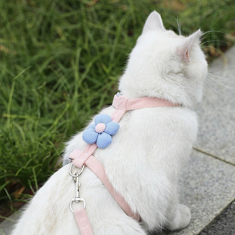 Pet Harness-pink+1.8m Leash+Size S