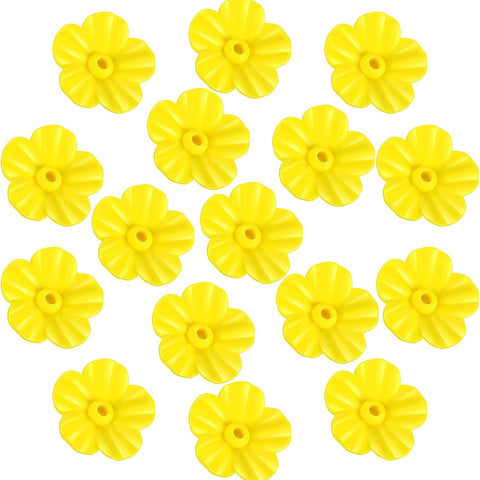 16 Pieces Hummingbird Feeders Replacement Flowers, Feeding Ports Pet Bird Feeder Replacement Parts Bee Guards for Outdoors Hanging Hummingbird Feeder, Fit in 7 mm/ 0.28