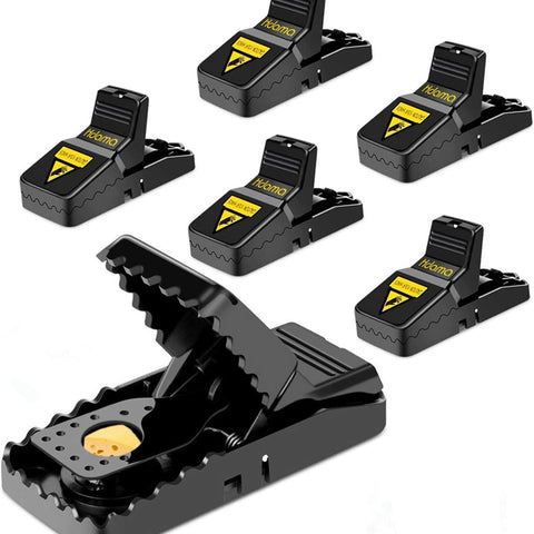 Mouse Trap, Mouse Traps That Work Small Mice Trap Outdoor Indoor Best Snap Traps for Mouse/Mice Safe and Reusable 6 Pack Quick Kill Mice Traps