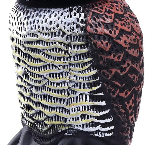Fake Owl Decoys to Scare Birds Away, Rotating Head Sculptures, Nature Enemy Scarecrow Plastic Statues, Pest Repellent, Bird Control and Pigeon Deterrent Outdoor Yard, Garden Protectors
