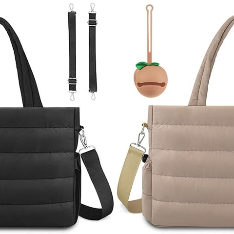 Diaper Bag Tote, Baby Diaper Tote Bags Crossbody Hospital Bag Travel Large Mommy Bag, with Silicone Pacifier Case