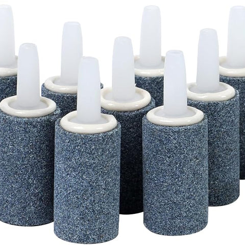 Aquarium Air Stones 1 inch 12 Pack, Bubble Stone, Aerator Bubble Differ, Air Pump Accessories for Aquariums, Fish Tanks, and Hydroponics