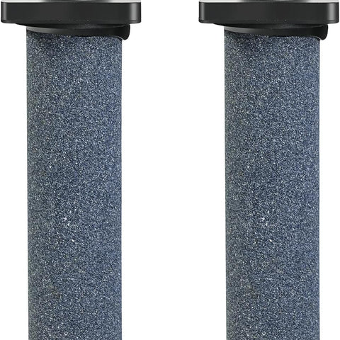 Aquarium 5 inch Air Stone Cylindrical 2 Pack, Large Airstone, Aerator Bubble Differ, Air Pump Accessories for Aquariums, Hydroponic, Ponds and Fish Tanks