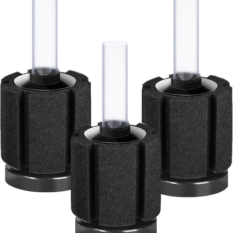 3 Pack Aquarium Bio Sponge Filter Breeding Fry Betta Shrimp Nano Fish Tank (Small up to 10Gal)