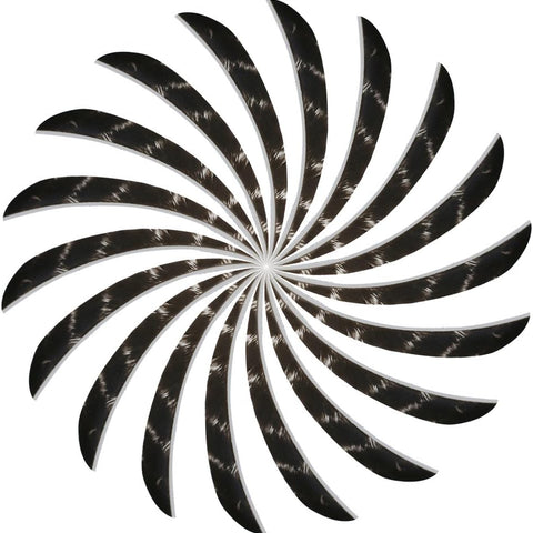 50pcs Turkey Feather Fletching 4'' / 5'' Right Wing Drop-Shaped Arrow Fletches Feathers Vanes for DIY Hunting Arrows Accessories Wooden Bamboo - 4inch