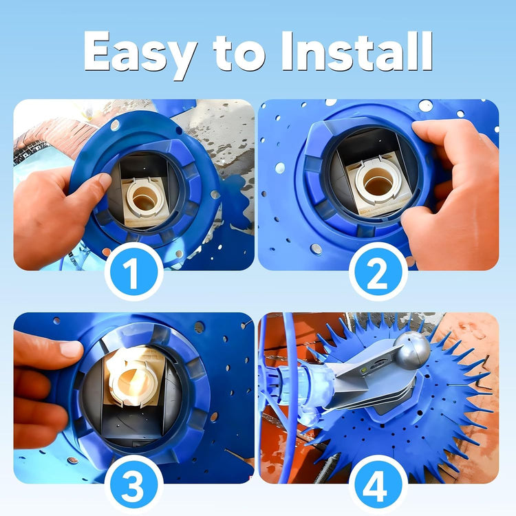 Pool Cleaner inned Seal disc Skirt Replacement Part or Zo-diac Baracuda G2 G3 G4 Pool Cleaner W70329 W83277 W70464 (1 Pack)