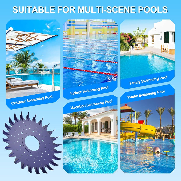 Pool Cleaner inned Seal disc Skirt Replacement Part or Zo-diac Baracuda G2 G3 G4 Pool Cleaner W70329 W83277 W70464 (1 Pack)