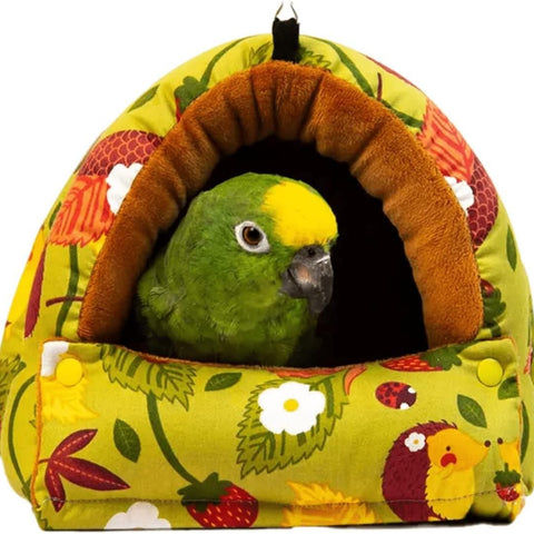 Parrot Hammock Warm Bird Nest Hanging Bed Large Mustard - XL