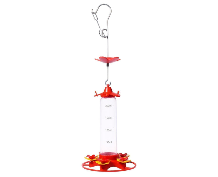 Hanging Feeder Hook Leakproof Hummingbird Feeder - Red