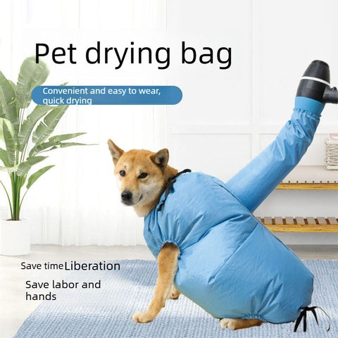 Pet Drying Bag for Cats and Dogs, Universal Blow-Dry Bag for Post-Bath Grooming, Size XL (20–30 kg)