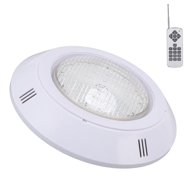Pool LED Lights AC12V RGB Colorful IP68 Waterproof Remote Control High Transmittance Durable ABS Aquarium Pool Light 18W