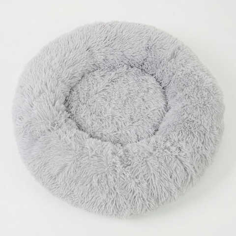 Heated Pet Bed for Cats and Small Dogs, USB-Powered Warmth with 5 Temperature Settings and Timer, Washable Round Cozy Couch for Indoor Comfort (50cm)