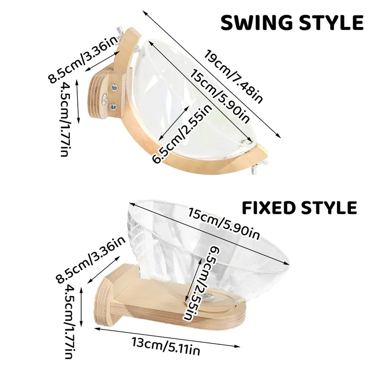 Parrot Rest Bird Nest Breathable for Small Parrots Comfortable Washable Durable - Fixed Style