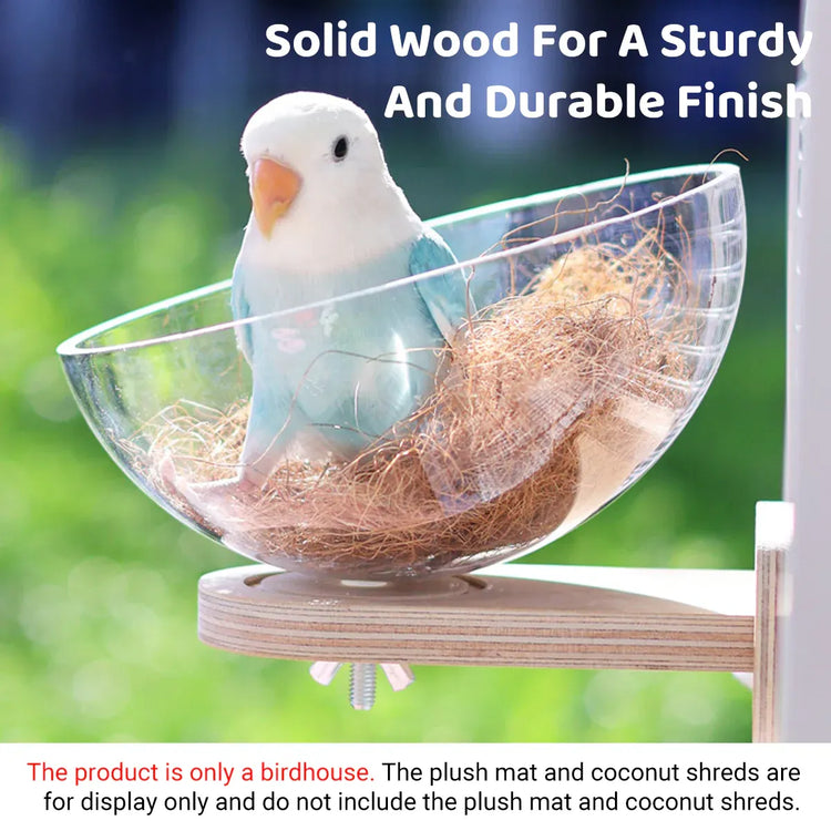Parrot Rest Bird Nest Breathable for Small Parrots Comfortable Washable Durable - Swing Style