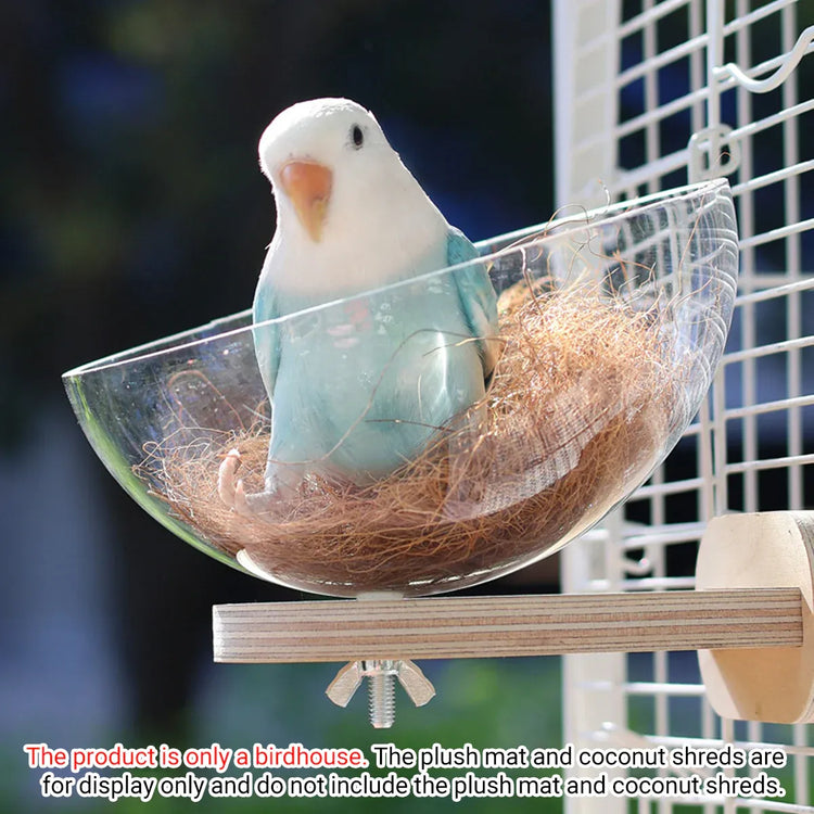 Parrot Rest Bird Nest Breathable for Small Parrots Comfortable Washable Durable - Swing Style