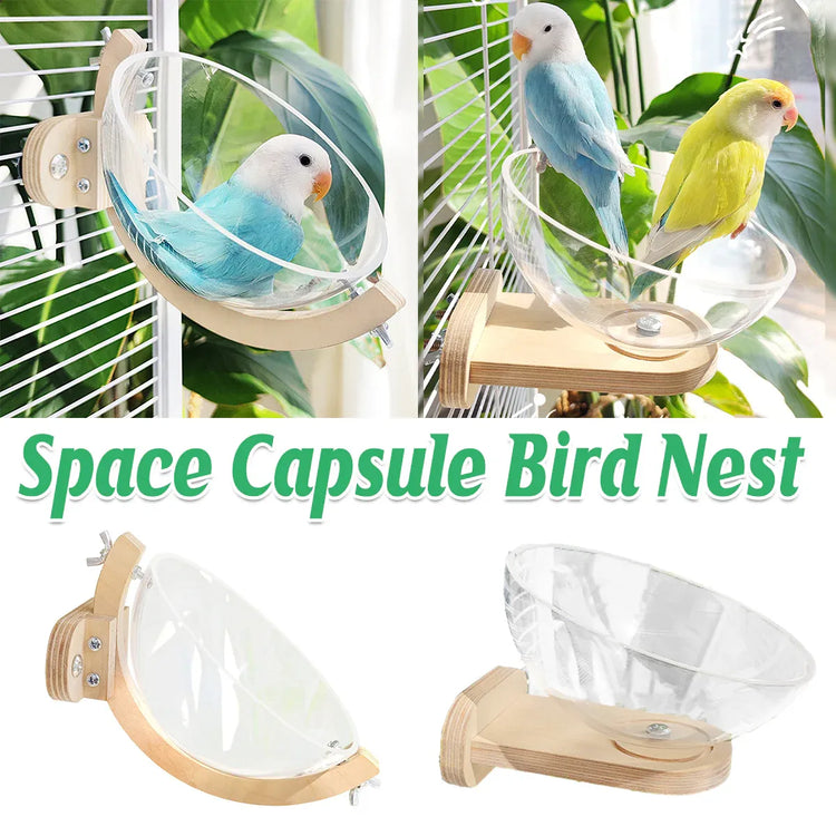 Parrot Rest Bird Nest Breathable for Small Parrots Comfortable Washable Durable - Swing Style