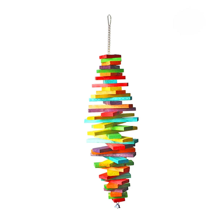 Multi Layer Parrot Beak Grinding Chew Toy For Small Medium Parrots Bird Supplies