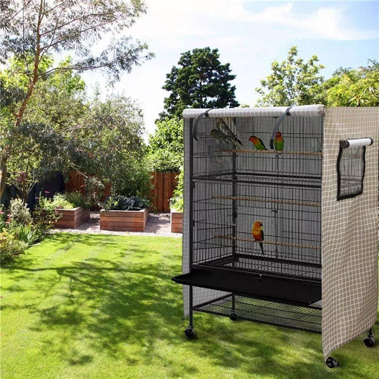 Bird Cover Outdoor Sun Protection Pet Bed Pet Accessories - Black