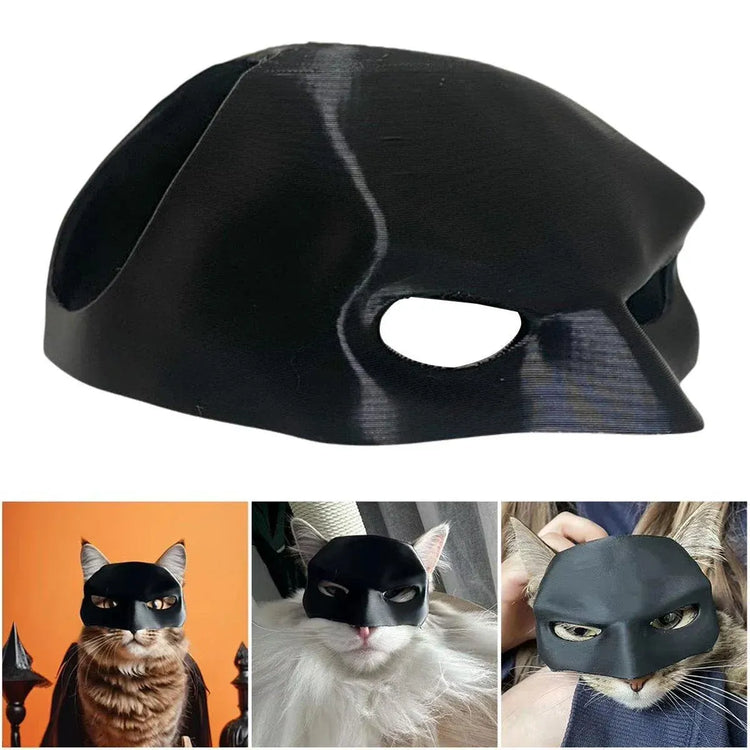 Halloween Bat Mask Cat Mask Pet Costume Accessories for Small Dogs Cats Outfit - XL