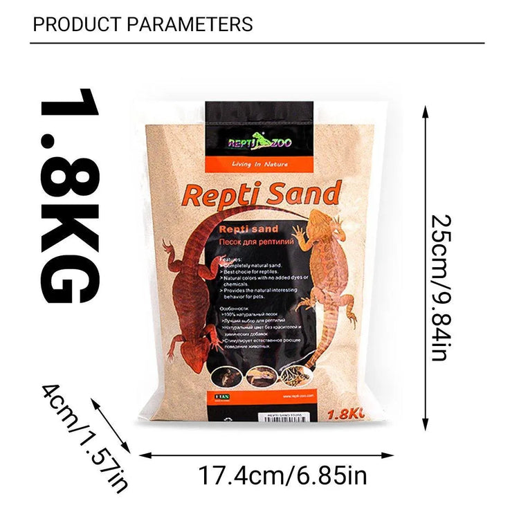 Reptile Sand Climbing Mat Pet Feeding Box Terrarium Landscaping Accessories - Orange