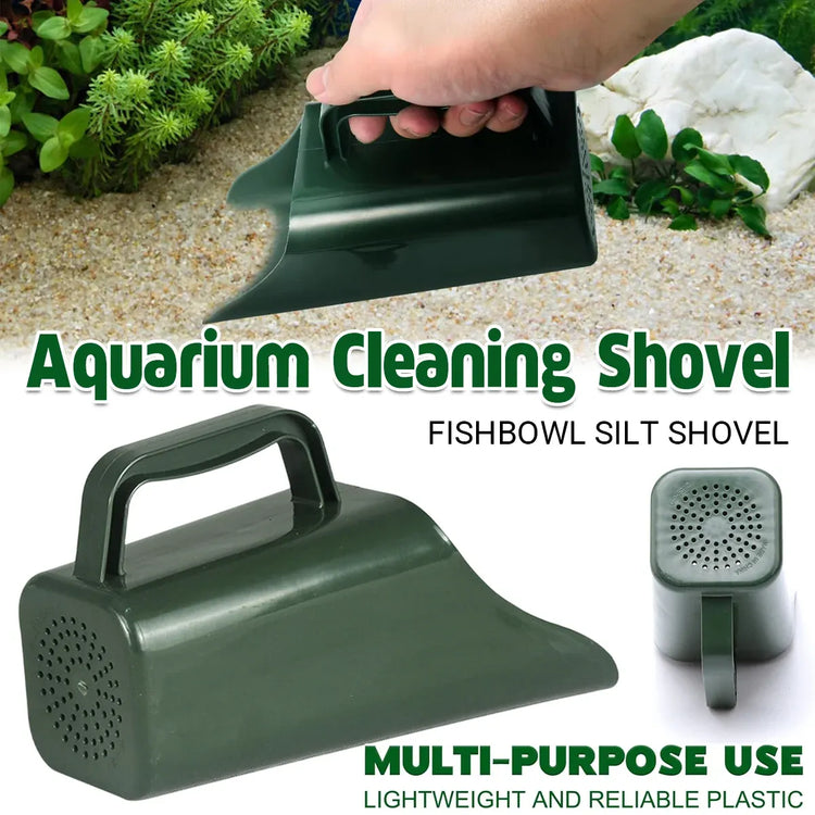 Aquarium Sand Cleaning Shovel Water Permeable for Fish Tank Gravel