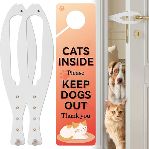 Cat Door Latch with 5 Adjustable Opening 2.5-6