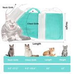 1 Pcs Cat Bathing Bag - Adjustable Cat Washing Net Anti-bite & Anti-Scratch Cat Shower Restraint Bag, Breathable Mesh Cat Grooming Bag for Bath, Nail Trimming & Injection | Secure Restraint for Safer Grooming and Bathing, Reducing Stress and Helping Preve