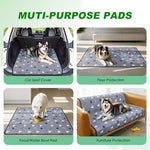 1 Pack Washable Pee Pads for Dogs, Waterproof, Gray | Super Absorbent, Waterproof and Non-Slip; Washable, Reusable Dog Pads for Crates, Playpens, Floors, Furniture and Travel - Gray - Size 72"x72"