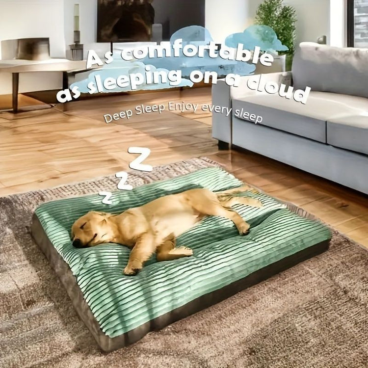 Warm Dog Bed Washable Pet Bed Non-Slip Dog Bed High Backrest Dog Bed Thick Dog - Gray - Size 23.6*18.5in