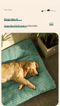 Warm Dog Bed Washable Pet Bed Non-Slip Dog Bed High Backrest Dog Bed Thick Dog - Gray - Size 23.6*18.5in