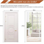 Reinforced cat door protection durable breathable insect-repellent mesh scratch-resistant pet safe, 90x200cm, White