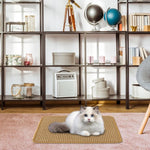 Natural Jute Cat Scratching Mat, Durable Floor Mat and Sustainable Cat Furniture, 40x60cm