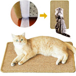 Natural Jute Cat Scratching Mat, Durable Floor Mat and Sustainable Cat Furniture, 40x60cm
