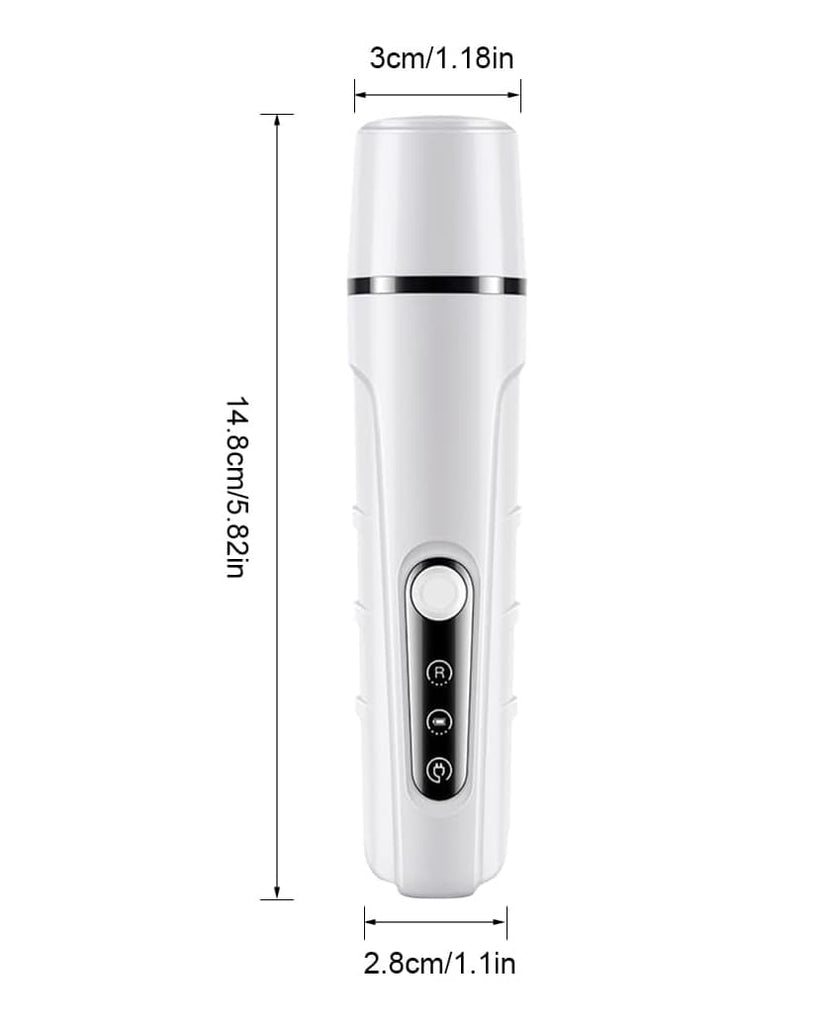 2-in-1 Electric Nail Clippers for Dogs and Cats, Pet Nail Trimmer with LED Light and Low Noise, Compatible with All Breeds, SZ2