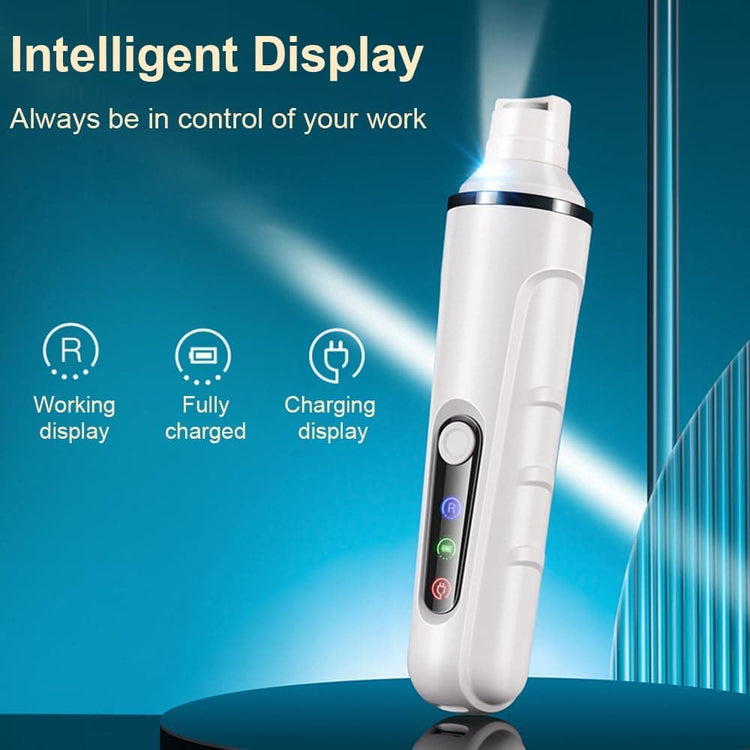 Electric Nail Clippers for Dogs and Cats with LED Light, Low Noise Pet Nail Trimmer, Compatible with All Breeds, SZ1