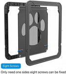 Dog Flap Screen Door - Dog Door Interior Door - Dog Flap Fly Screen - Cat Flap Screen Door - Cat Door Interior Door - 42 X 37cm - Lockable - Pet Flap Screen Door - Dog Flaps With Lock - Suitable For Medium And Large Dogs