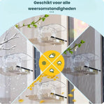 Window Birdhouse, Transparent, With Suction Cups, Feeding Station, for Attracting and Watching Small Wild Birds from Your Window at Home