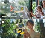 Window Birdhouse, Transparent, With Suction Cups, Feeding Station, for Attracting and Watching Small Wild Birds from Your Window at Home