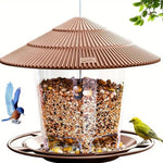 Bird Food House, Feeder House, Feeding Bowl, Hanging Birdhouse, Feeding Spot, for Home Kitchen and Everyday Cooking