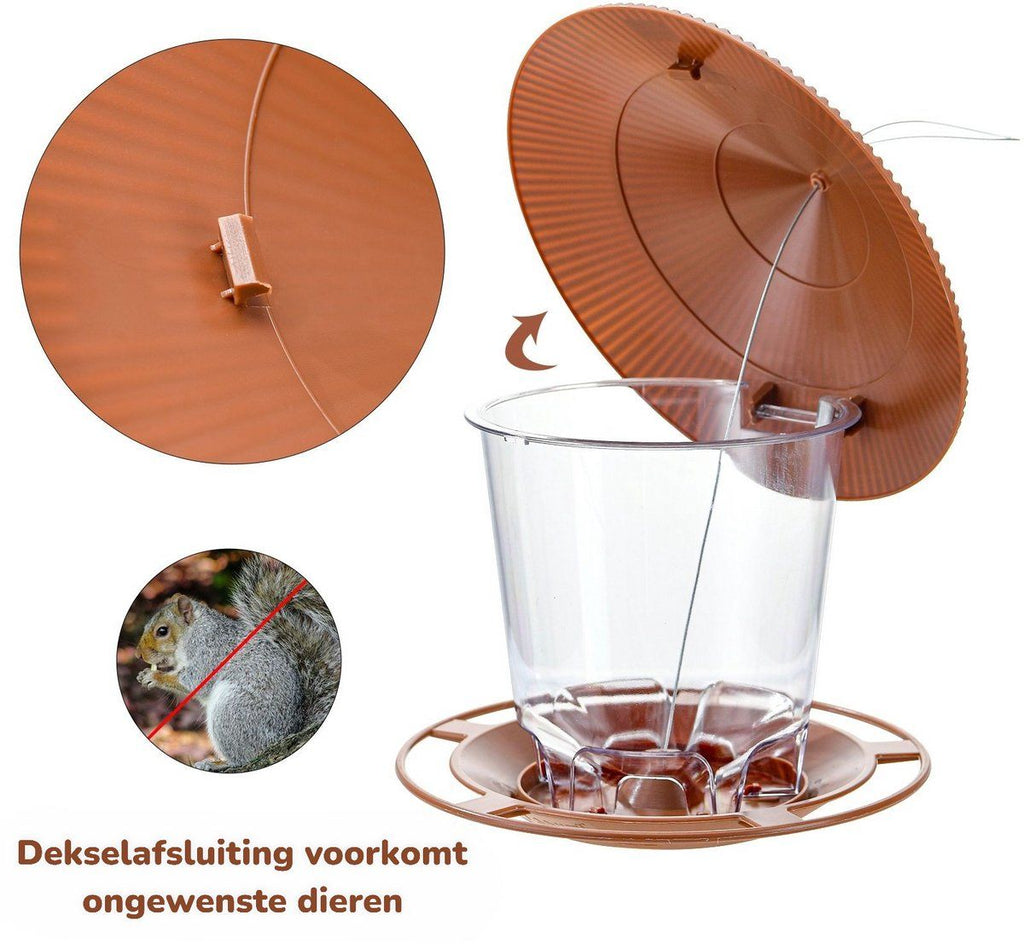 Bird Food House, Feeder House, Feeding Bowl, Hanging Birdhouse, Feeding Spot, for Home Kitchen and Everyday Cooking