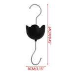 Large Diameter Ant Moat Cup Clear Reservoir Hard Plastic Stainless Hook Heavy-Duty Ant Guard for Hummingbird Feeder Garden Outdoor Backyard Decoration