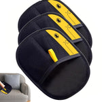 1 Pair Double-Sided Pet Grooming Gloves, Reusable Hair Removal Mitts for Cats and Dogs, Furniture, Clothing and Car Seats