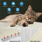 Self Warming Cat Dog Bed with Heat Storage Aluminum Foil,Machine Washable Pet Mat for Indoor Outdoor Use,No Electricity Needed for Cozy Warmth,Suitable for Pets Up to 25 Pounds