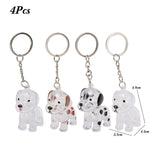 1 Piece Pet Hair Keepsake Keyring with Clear Memory Capsule, DIY Memorial Pendant for Fur, Ashes or Mementos, Brown Floppy-Eared Dog Design