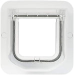 Cat Mate cat flap, white, comfortable for cats to get in and out