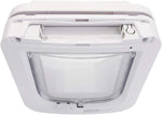 Cat Mate cat flap, white, comfortable for cats to get in and out